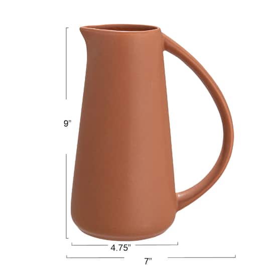 Hello Honey® 48oz. Modern Stoneware Pitcher